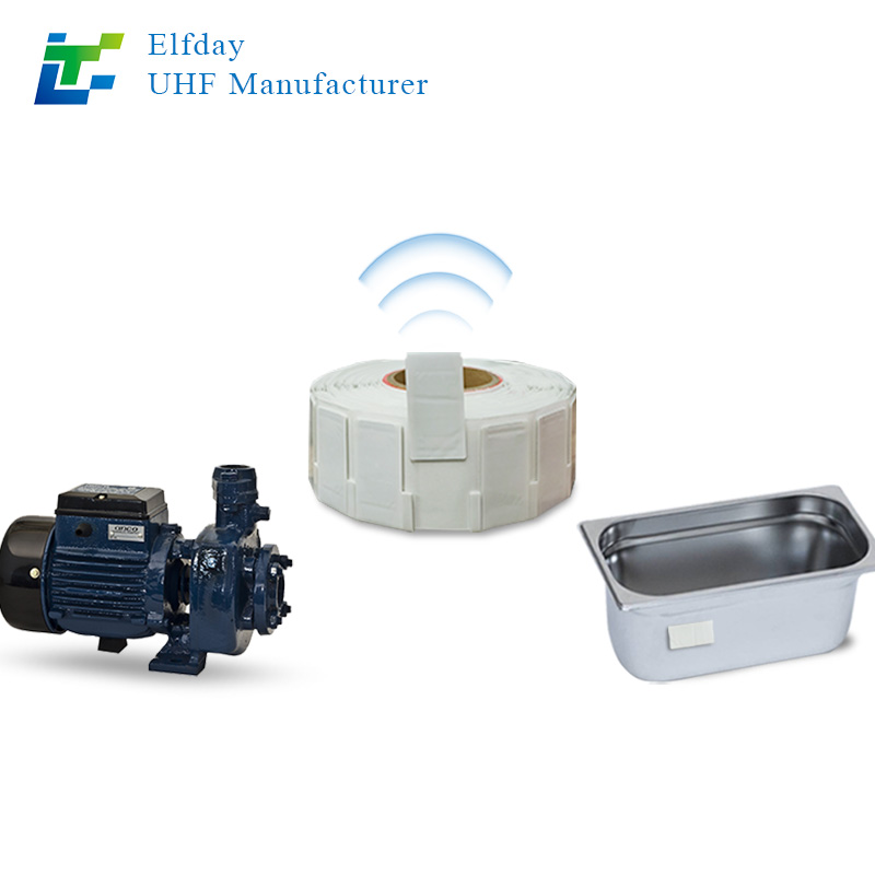 Bendable Metal Ready RFID Soft Touch UHF Anti-metal tag 65*35mm KU7chip Long Last Tag for Steel